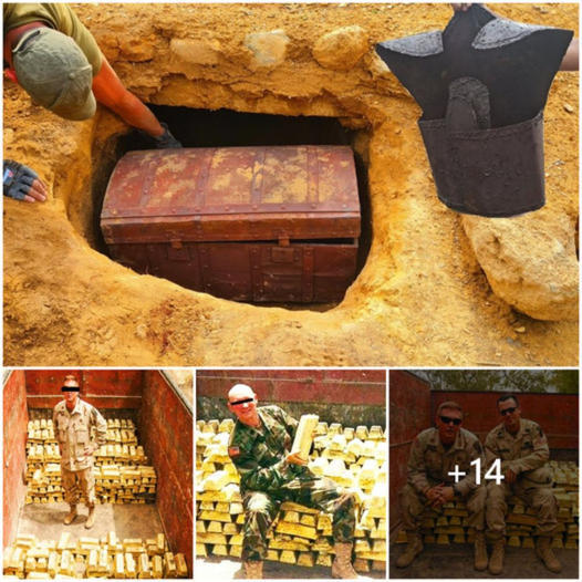 Uncovering a Hidden  World War II Time Capsule: 9,999 Pristine Gold Bars Discovered in an Enigmatic Chamber.